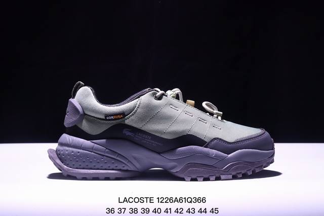 Lacoste法国鳄鱼 清新 时尚 舒适 低帮生活休闲鞋 尺码：36 37 38 39 40 41 42 43 44 45 Xm1226Q366