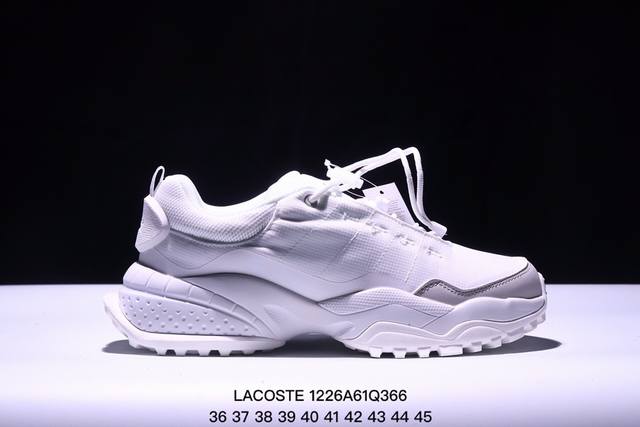 Lacoste法国鳄鱼 清新 时尚 舒适 低帮生活休闲鞋 尺码：36 37 38 39 40 41 42 43 44 45 Xm1226Q366