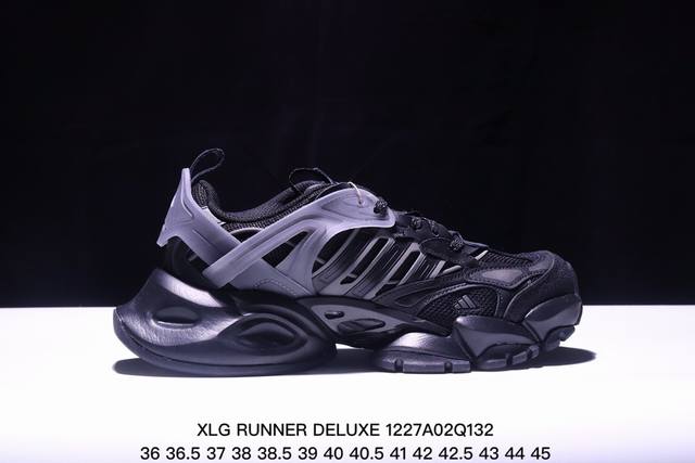 公司级阿迪达斯adidas Xlg Runner Deluxe 系列低帮老爹风增高复古中性休闲运动慢跑鞋 货号:Jp0577 Size:36 36.5 37 3