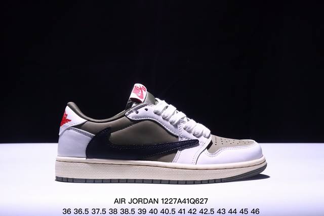 乔丹一代 Air Jordan 1 乔1 低帮aj1倒勾系列 运动鞋复古休闲篮球鞋 提高了与足部的贴合度，给人不一样的穿着体验。鞋底的平稳支撑，让你在运动中随意