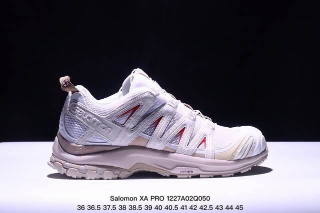 公司级salomon Xa Pro Xt-6 Ft萨洛蒙户外越野跑鞋 鞋面采用sensifit贴合技术 全方位贴合包裹脚型 鞋跟部鞋底牵引设计 提供强大的抓地性