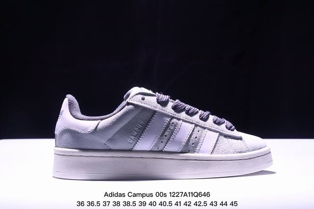 Adidas Originals Campus 00S 阿迪campus潮流复古休闲板鞋adidas Campus系列，生生不息的经典之作初次问世于篮球赛场，后