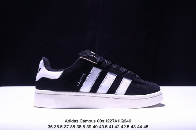 Adidas Originals Campus 00S 阿迪campus潮流复古休闲板鞋adidas Campus系列，生生不息的经典之作初次问世于篮球赛场，后