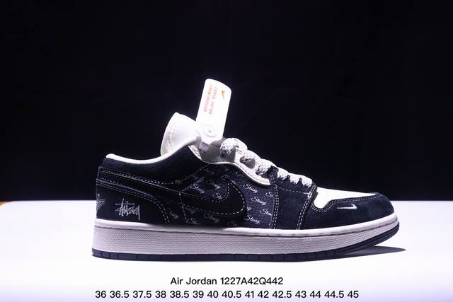 公司级带半码travis Scott X Fragment Design X Jordan Air Jordan 1 Low Og Sp 多方联名合作融合了tr