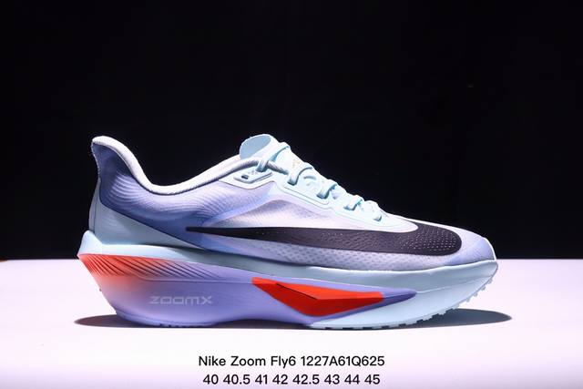 公司级nk Zoomx Invincible Run Flyknit Fk6 Zoom Fly 6轻量飞织低帮休闲运动慢跑鞋 此鞋专为长跑运动员而生 是为5至1