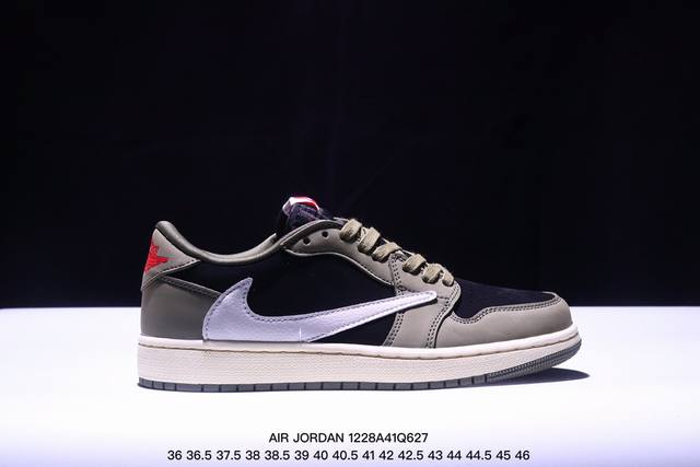 乔丹一代 Air Jordan 1 乔1 低帮aj1倒勾系列 运动鞋复古休闲篮球鞋 提高了与足部的贴合度，给人不一样的穿着体验。鞋底的平稳支撑，让你在运动中随意