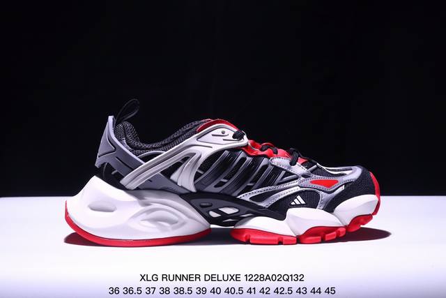 公司级阿迪达斯adidas Xlg Runner Deluxe 系列低帮老爹风增高复古中性休闲运动慢跑鞋 货号:Jp0577 Size:36 36.5 37 3