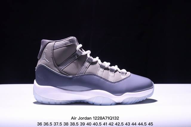 公司级air Jordan Aj11 Low 72-10 大魔王 原楦原档案数据开模打造 原厂中底拉帮钢印 原厂漆皮 防冻不开裂 头层皮料 原装鞋撑 水晶大底正