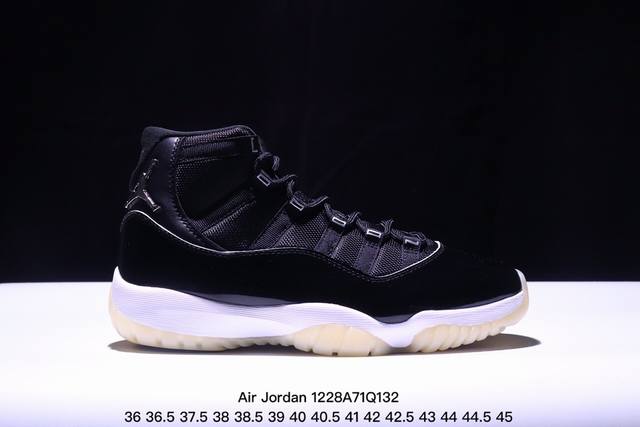 公司级air Jordan Aj11 Low 72-10 大魔王 原楦原档案数据开模打造 原厂中底拉帮钢印 原厂漆皮 防冻不开裂 头层皮料 原装鞋撑 水晶大底正