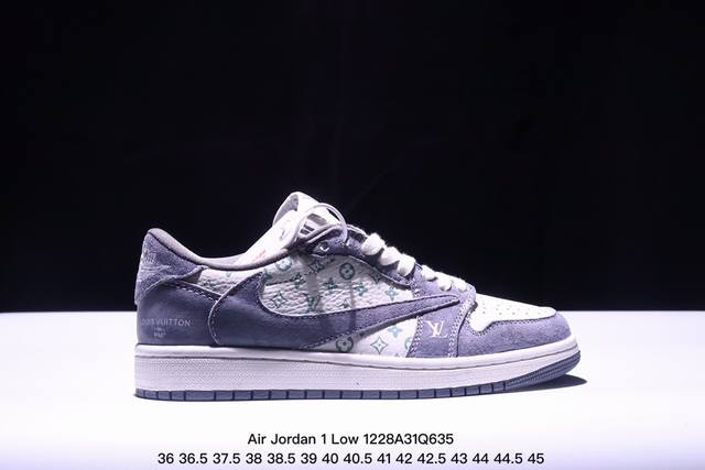 公司级 Travis Scott X Fragment Design X Jordan Air Jordan 1 Low Og Sp “Lv联名” 多方联名合作