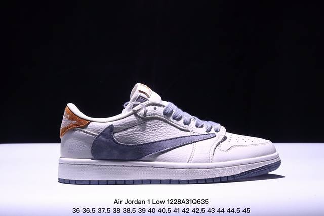 公司级 Travis Scott X Fragment Design X Jordan Air Jordan 1 Low Og Sp “Lv联名” 多方联名合作