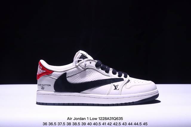 公司级 Travis Scott X Fragment Design X Jordan Air Jordan 1 Low Og Sp “Lv联名” 多方联名合作