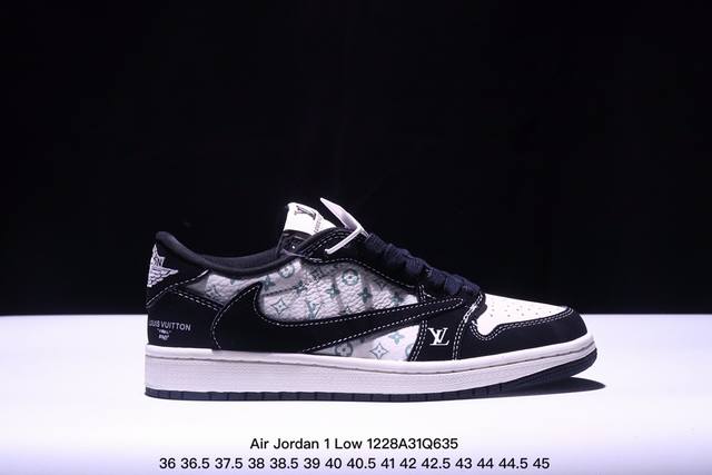 公司级 Travis Scott X Fragment Design X Jordan Air Jordan 1 Low Og Sp “Lv联名” 多方联名合作