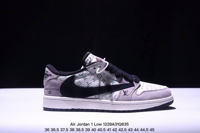 公司级 Travis Scott X Fragment Design X Jordan Air Jordan 1 Low Og Sp “Lv联名” 多方联名合作