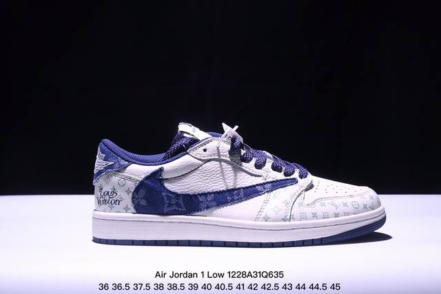 公司级 Travis Scott X Fragment Design X Jordan Air Jordan 1 Low Og Sp “Lv联名” 多方联名合作