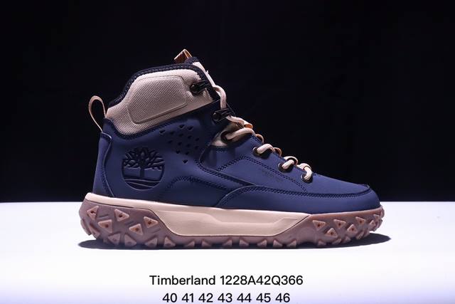 Timberland 添柏岚 男鞋 采用耐磨猪巴革鞋面材质，内嵌低密度缓震pu乳胶鞋垫，轻量橡胶大底全球领先户外品牌 添柏岚timberland Atr Mid