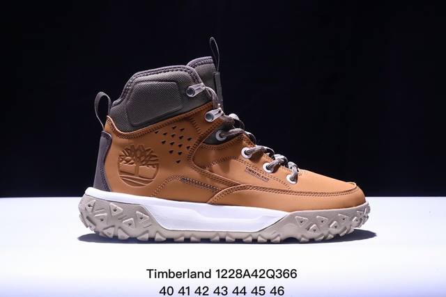 Timberland 添柏岚 男鞋 采用耐磨猪巴革鞋面材质，内嵌低密度缓震pu乳胶鞋垫，轻量橡胶大底全球领先户外品牌 添柏岚timberland Atr Mid