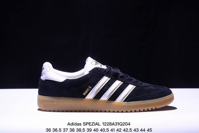 阿迪达斯 Adidas Handball Spezial 三叶草学院风复古休闲板鞋 橡胶底柔软绒面革经典运动鞋男女士鞋！ 货号：Id2115 Xm1228Q20