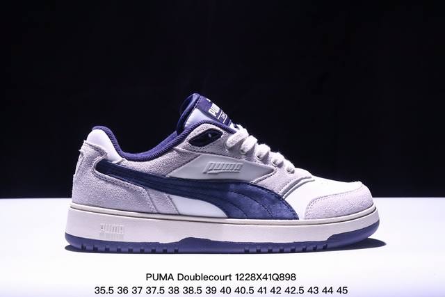 公司级puma Doublecourt 潮流运动 防滑耐磨 低帮 彪马板鞋 货号:293283 03 尺码:35.5 36 37 37.5 38 38.5 39