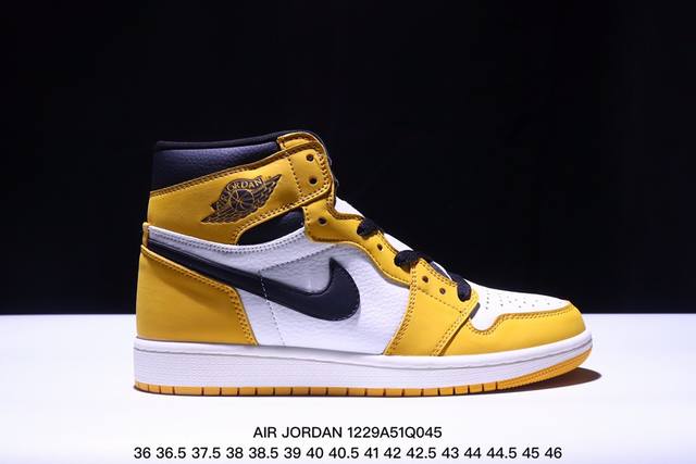 Nike Air Jordan 1 Retro High Og 耐克 Aj1代迈克尔 乔丹高帮经典复古百搭休闲文化运动篮球鞋 货号:555088 尺码:36-4