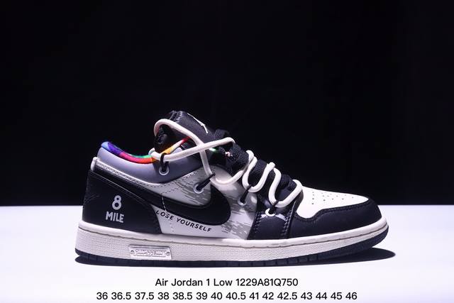 耐克 乔丹air Jordan 1 Low Aj1 乔1 乔丹1代aj1 解构绑带 双鞋带 低帮复古文化休闲运动篮球鞋。该鞋款从 1985 年元年款汲取设计灵感