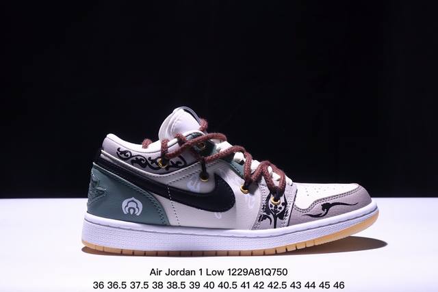 耐克 乔丹air Jordan 1 Low Aj1 乔1 乔丹1代aj1 解构绑带 双鞋带 低帮复古文化休闲运动篮球鞋。该鞋款从 1985 年元年款汲取设计灵感