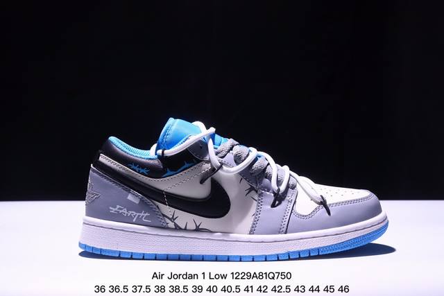 耐克 乔丹air Jordan 1 Low Aj1 乔1 乔丹1代aj1 解构绑带 双鞋带 低帮复古文化休闲运动篮球鞋。该鞋款从 1985 年元年款汲取设计灵感