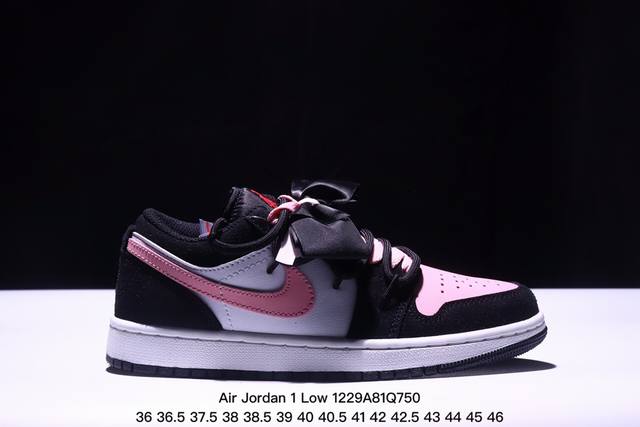 耐克 乔丹air Jordan 1 Low Aj1 乔1 乔丹1代aj1 解构绑带 双鞋带 低帮复古文化休闲运动篮球鞋。该鞋款从 1985 年元年款汲取设计灵感