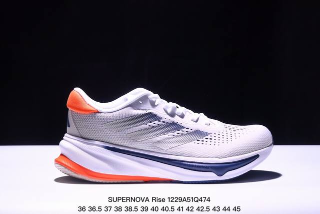 阿迪达斯adidas Supernova Rise M减震回弹爆米花透气休闲跑步鞋 Ie1064 尺码：如图所示 Xm1229Q474