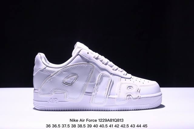 公司级 Nike Air Force 1 Low 皮蓬 空军一号经典低帮 原厂定制皮料 Flea原盒原标 内置全掌气垫 货号: Size:36 36.5 37.