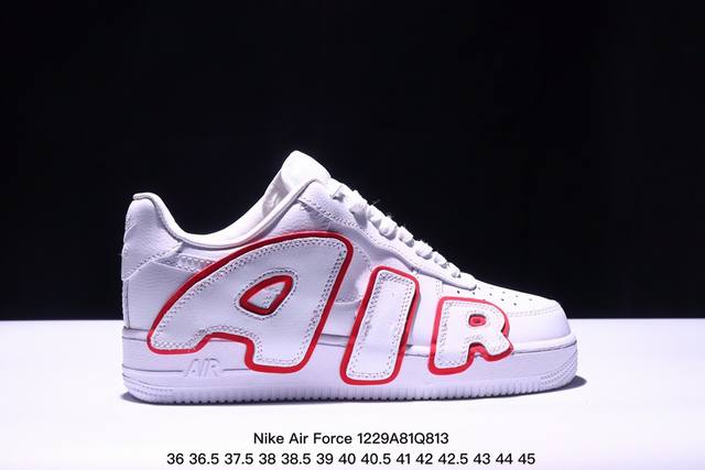 公司级 Nike Air Force 1 Low 皮蓬 空军一号经典低帮 原厂定制皮料 Flea原盒原标 内置全掌气垫 货号: Size:36 36.5 37.