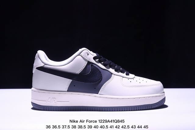 耐克nike Air Force 1 Low 空军一号低帮百搭休闲运动板鞋。柔软、弹性十足的缓震性能和出色的中底设计，横跨复古与现代的外型结合，造就出风靡全球三