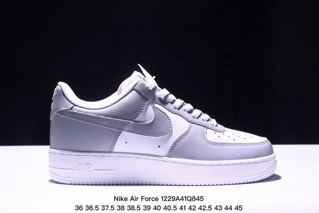 耐克nike Air Force 1 Low 空军一号低帮百搭休闲运动板鞋。柔软、弹性十足的缓震性能和出色的中底设计，横跨复古与现代的外型结合，造就出风靡全球三