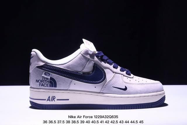 海外限量发售！公司级nike Air Force 1 '07 Low “斯图西联名--米黑勾生胶”空军一号 低帮 运动鞋 休闲鞋 折边针车 工艺难度大 原楦头原