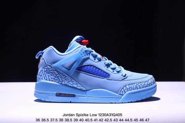 Jordan Spizike Low Cny Aj 乔丹合体元素 龙年限定 文化休闲板鞋 #整双鞋在 Air Jordan 5 Low 廓形的基础上，通过加入