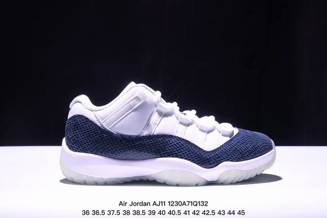 公司级air Jordan Aj11 Low 72-10 大魔王 原楦原档案数据开模打造 原厂中底拉帮钢印 原厂漆皮 防冻不开裂 头层皮料 原装鞋撑 水晶大底正