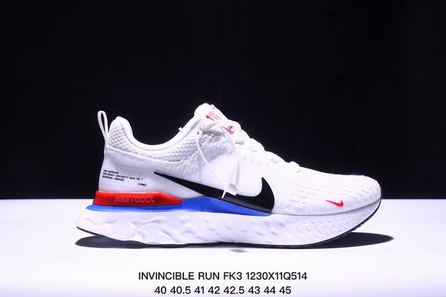 Nike耐克zoom×Invincible Run Fk3男女马拉松跑步鞋 Dz3025 001 尺码：36～45带半码 Xm1230Q514