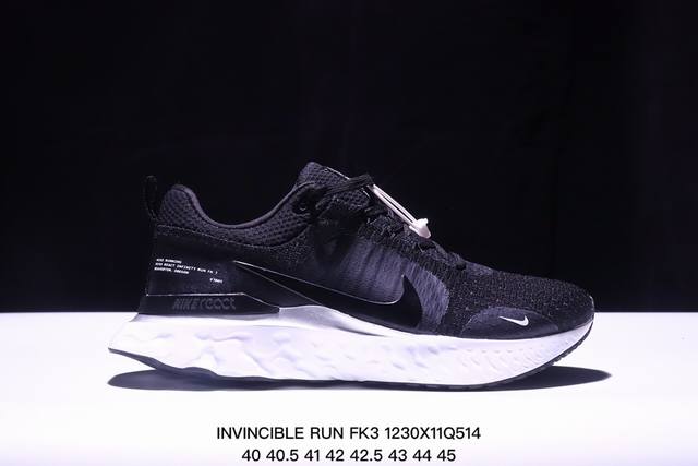 Nike耐克zoom×Invincible Run Fk3男女马拉松跑步鞋 Dz3025 001 尺码：36～45带半码 Xm1230Q514