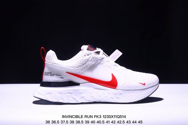 Nike耐克zoom×Invincible Run Fk3男女马拉松跑步鞋 Dz3025 001 尺码：36～45带半码 Xm1230Q514