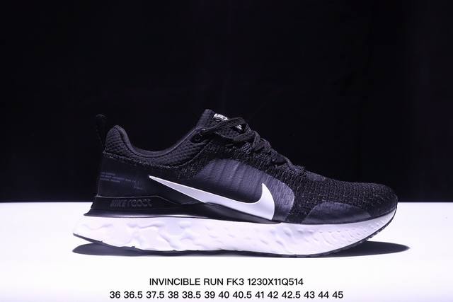 Nike耐克zoom×Invincible Run Fk3男女马拉松跑步鞋 Dz3025 001 尺码：36～45带半码 Xm1230Q514