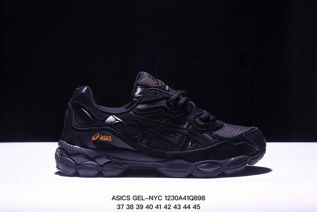 公司级asics 亚瑟士gel-Nyc 2055透气网眼鞋面配合部分合成革材质 采用全新ahar+橡胶材质 更加耐磨 货号: 1A789-103 尺码:37-4