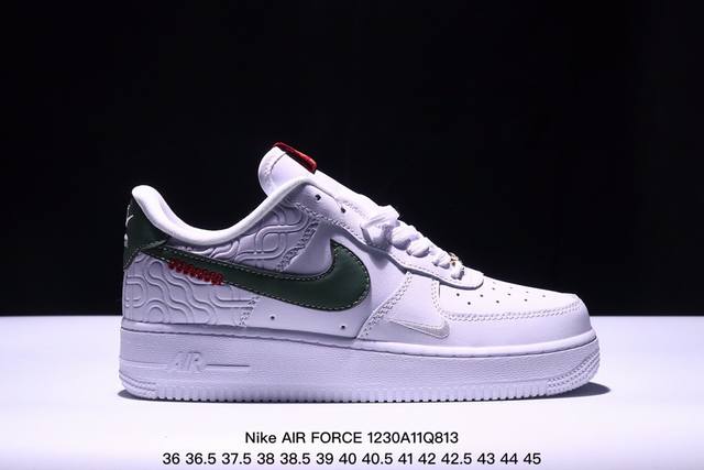 真标耐克nike Air Force 7空军一号低帮百搭休闲运动板鞋。柔软、弹性十足的缓震性能和出色的中底设计，横跨复古与现代的外型结合，造就出风靡全球三十多年