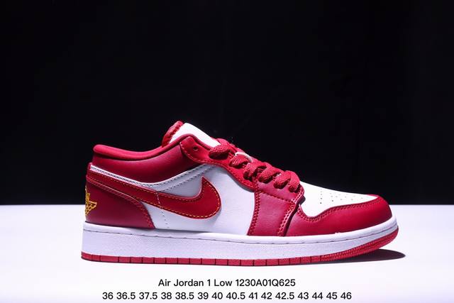 真标耐克nike Wmns Air Jordan 1 Low Aj1乔丹一代低帮经典复古文化休闲运动篮球鞋 货号:553558-412 尺码:36 36.5 3