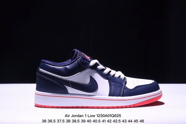 真标耐克nike Wmns Air Jordan 1 Low Aj1乔丹一代低帮经典复古文化休闲运动篮球鞋 货号:553558-412 尺码:36 36.5 3