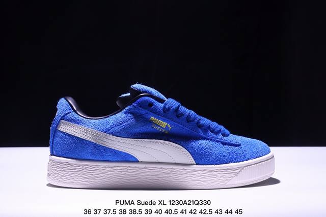 Puma Suede Xl 百搭单品 简约大方的造型设计，给人以随性休闲的时尚格调，穿着舒适轻便，运动灵活自如，满足日常个性穿搭 货号：398932 02 尺码