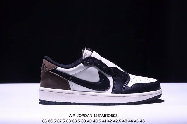 乔丹一代 Air Jordan 1 乔1 低帮aj1倒勾系列 运动鞋复古休闲篮球鞋 提高了与足部的贴合度，给人不一样的穿着体验。鞋底的平稳支撑，让你在运动中随意