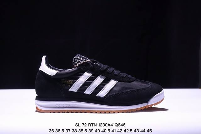 公司级阿迪达斯adidas Sl 72 Rtn三叶草复古休闲跑步鞋休闲运动鞋 货号:Ih7988 尺码:36 36.5 37 38 38.5 39 40 40.