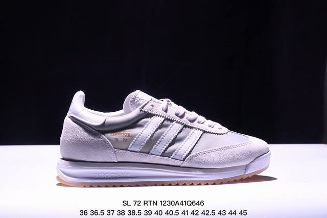 公司级阿迪达斯adidas Sl 72 Rtn三叶草复古休闲跑步鞋休闲运动鞋 货号:Ih7988 尺码:36 36.5 37 38 38.5 39 40 40.