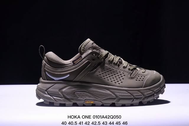 公司级hoka One One Tor Ultra Low 紫灰 托亚复古户外机能潮流功能鞋 上架实拍 #原楦原纸板开发 鞋子采用细腻头层牛皮革包围 内置全防水