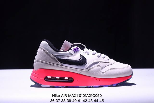 耐克 Nike Air Max1 Sp混合科技 透气后掌半气垫慢跑鞋 兼具非凡优质外观和出色穿着体验！性能出众的一双透气鞋面后置半掌气垫运动鞋。货号：Dc533